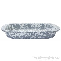 Enamelware - Grey Swirl Open Baking Pan - B07BWQQK18